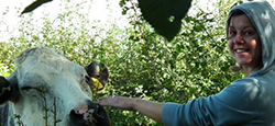 Katie meets the locals