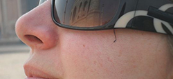 Look closely in the glasses!