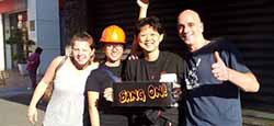 With Pei Fen and Ming